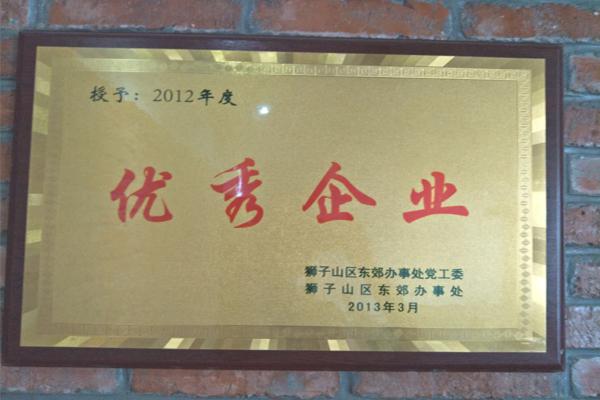 2012年度优秀企业